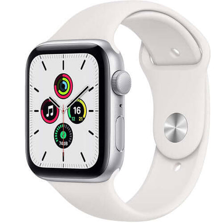 Buy Apple Watch SE GPS, 44mm Silver White in Dubai, UAE