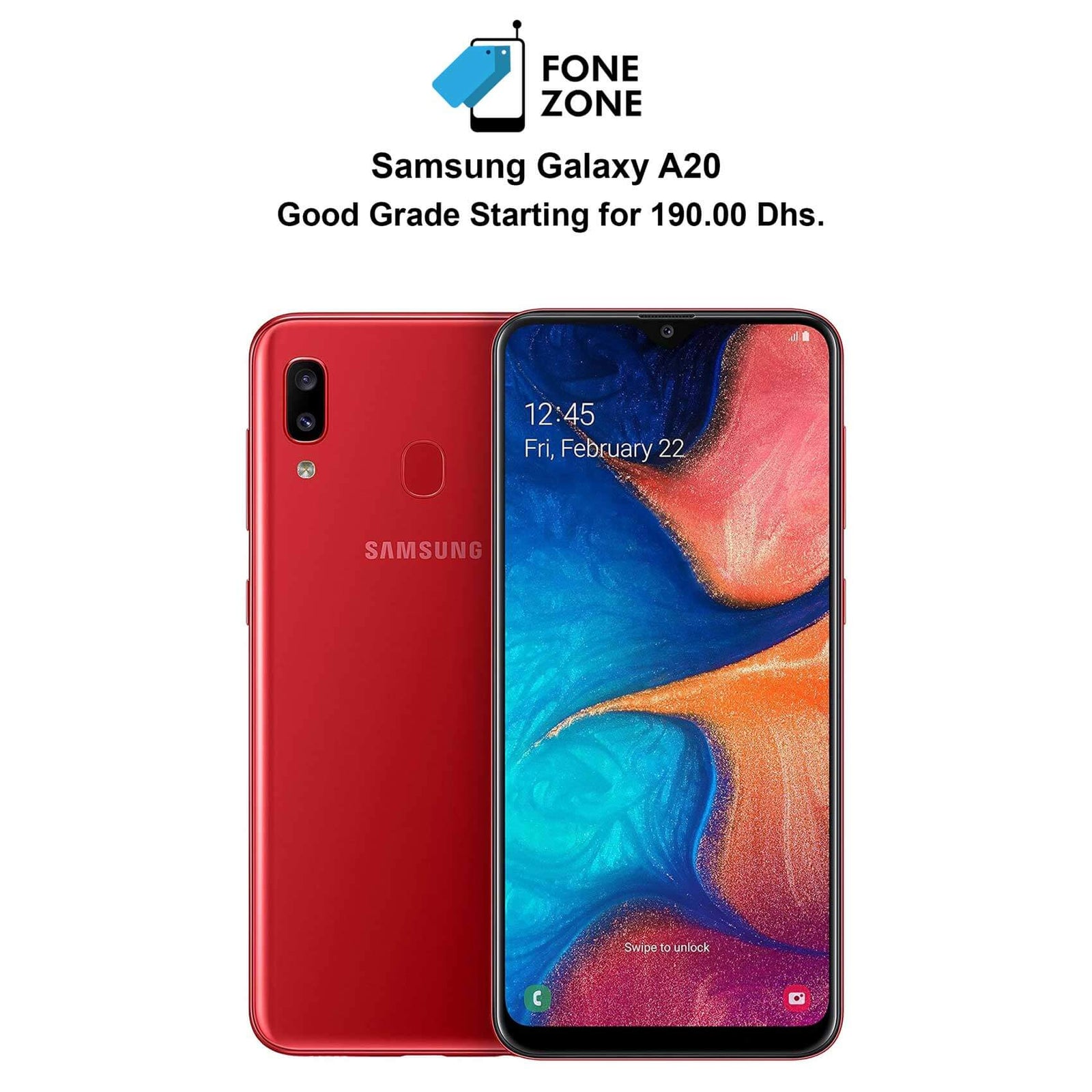 Samsung Galaxy A20 at the best price in KSA - Fonezone.me