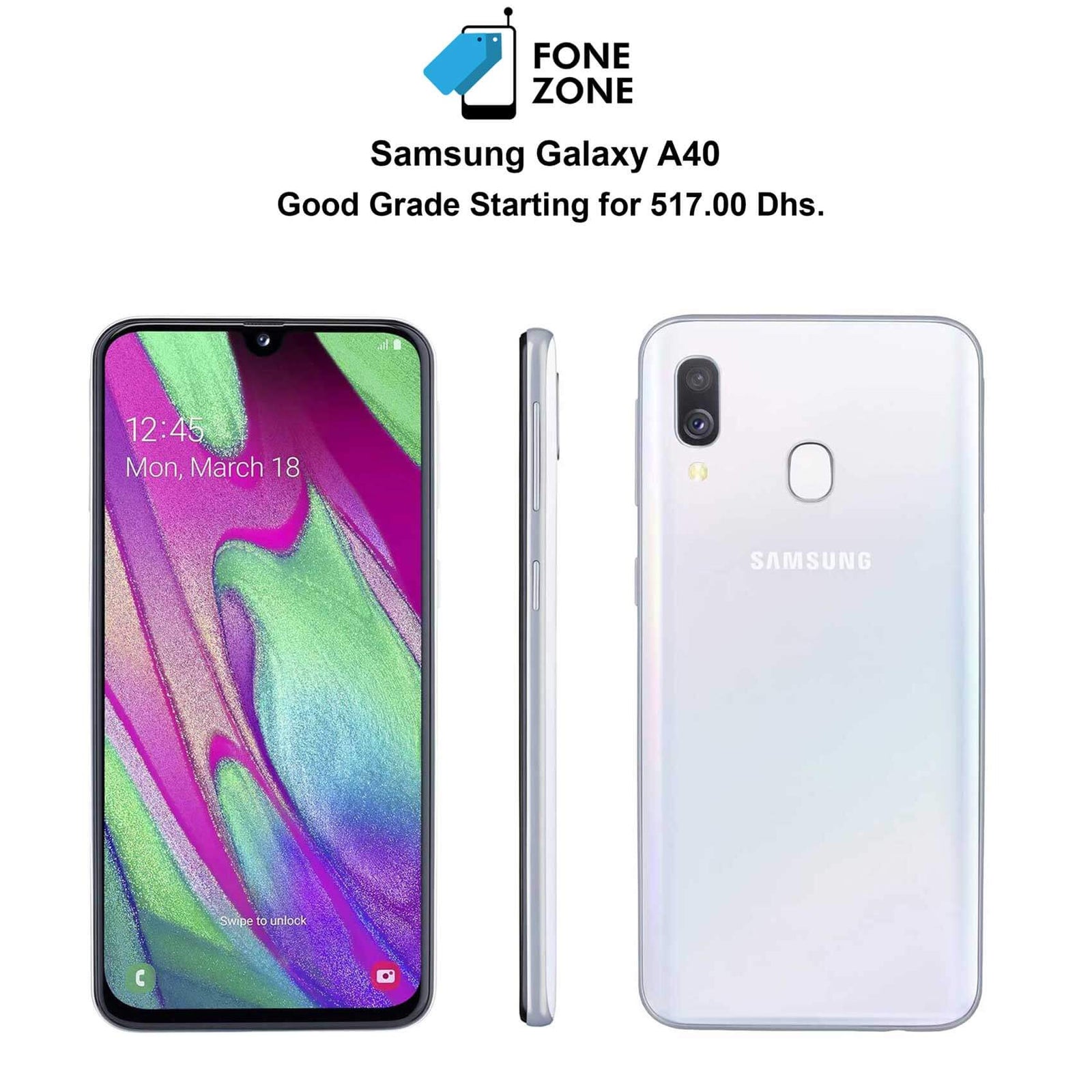 Shop Samsung Galaxy A40 lowest price and deals in KSA