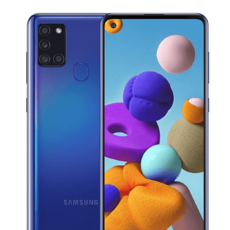 Samsung Galaxy A21S Blue 32GB Dual SIM at best price on Fonezone KSA