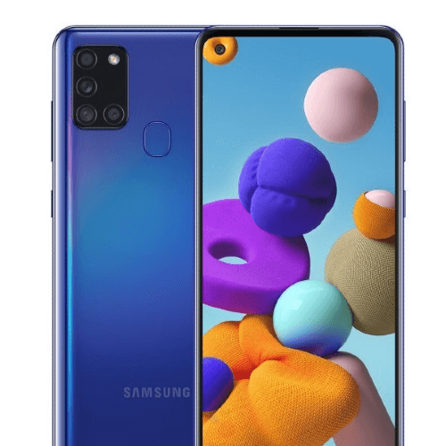 Samsung Galaxy A21S Blue 32GB Dual SIM at best price on Fonezone KSA