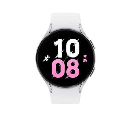 Track Your Health with Samsung Galaxy Watch5 Bluetooth 44mm Silver – Fonezone KSA