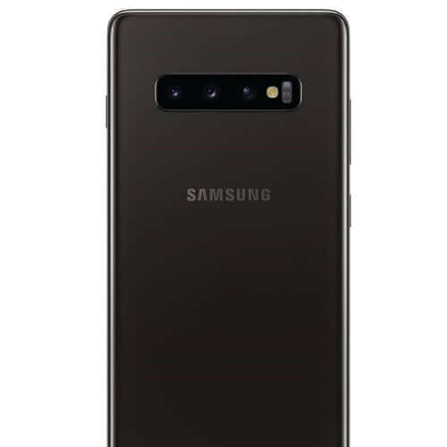Samsung Galaxy S10 Plus 128GB Single Sim Ceramic Black online in Riyadh, Jeddah
