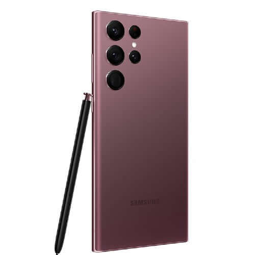 Samsung Galaxy S22 Ultra Burgundy 6.8-inch Display – Available at Fonezone KSA