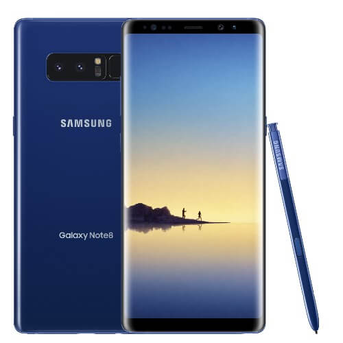 Samsung Galaxy Note8 64GB 4GB Ram Deep Sea Blue online in KSA - Fonezone.me