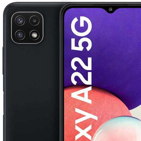 Samsung Galaxy A22 5G Dual SIM, 64GB, 4GB RAM, Gray UAE Version