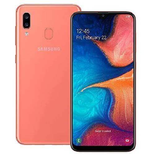 Purchase now Samsung Galaxy A20 32GB Single Sim Coral Orange at Best Price