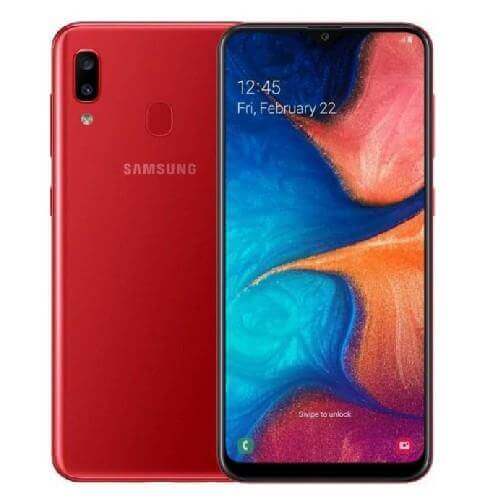 Get Samsung Galaxy A20 32GB (Single Sim) Red Online at Fonezone.me