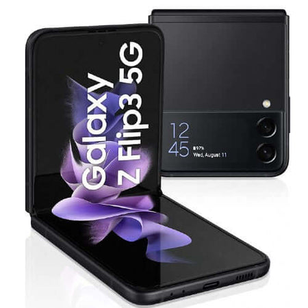 Samsung Galaxy Z Flip3 5G Dual Sim 256GB, 8GB RAM Phantom Black Brand New | KSA