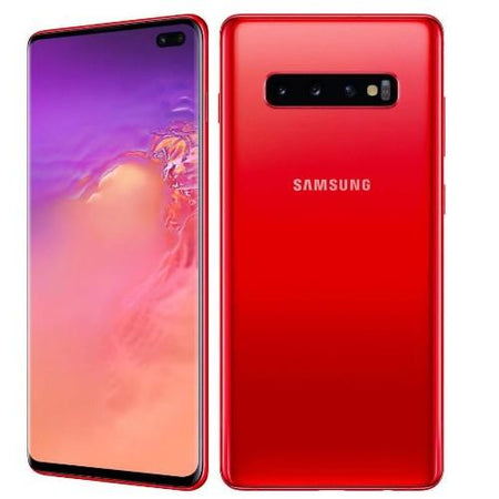 Samsung Galaxy S10+ Dual Sim 128GB 8GB Ram Cardinal Red Online in Saudi (KSA)