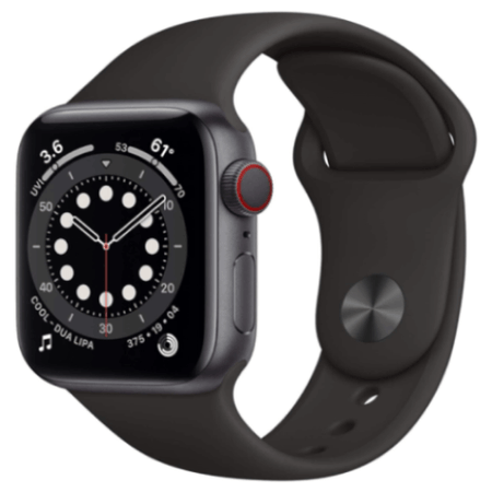 Apple Watch Series 6 40mm Cellular Space Grey Black - Fonezone.ae
