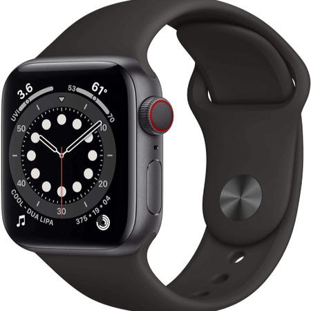 Apple Watch Series 6 40mm Cellular, Space Black at Best price